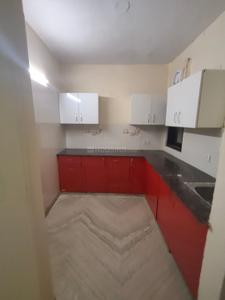 Kitchen Image of 950 Sq.ft 2 BHK Builder Floor for rent in Ramesh Nagar New Delhi for Rs. 24000