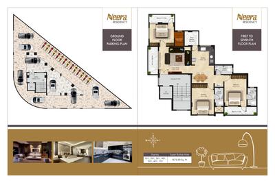 Image of 1675 Sq.ft 3 BHK Apartment / Flat for sale in Manish Nagar, Nagpur for Rs. 8000000