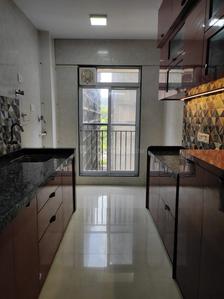 Kitchen Image of 885 Sq.ft 2 BHK Apartment / Flat for rent in DB Ozone, Dahisar East Mumbai for Rs. 27000