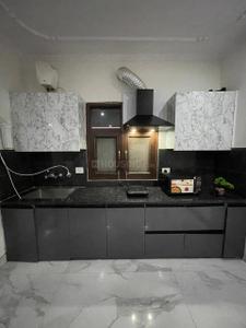 Kitchen Image of 670 Sq.ft 1 BHK Builder Floor for rent in Kendriya Vihar, Sector 56 Gurgaon for Rs. 38000