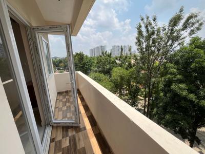 Balcony Image of 550 Sq.ft 1 BHK Apartment / Flat for rent in Whitefield Bengaluru for Rs. 22500