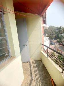 Balcony Image of 570 Sq.ft 1 BHK Apartment / Flat for rent in Manganwlarpeth Kolhapur for Rs. 7000