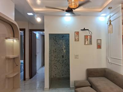 Living Room Image of 850 Sq.ft 3 BHK Builder Floor for rent in Dwarka Mor New Delhi for Rs. 28000