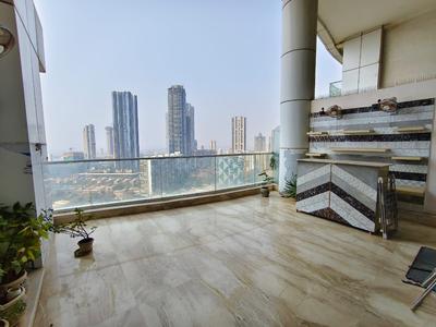 Balcony Image of 2710 Sq.ft 3 BHK Apartment / Flat for rent in Enpar Lotus 101 Worli Residences, Lower Parel Mumbai for Rs. 400000