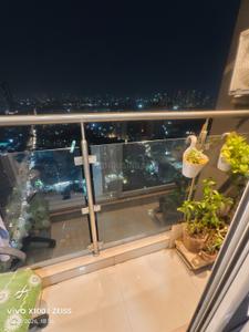 Balcony Image of 600 Sq.ft 1 BHK Apartment / Flat for sale in Ashar Aria, Kalwa Thane for Rs. 9000000