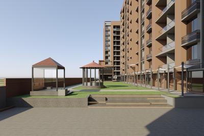 Image of 1098 Sq.ft 2 BHK Apartment / Flat for sale in Radhe Vrundavan Heights, Nana Chiloda, Ahmedabad for Rs. 3800000