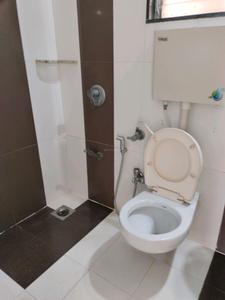 Common Bathroom Image of 550 Sq.ft 1 BHK Apartment / Flat for sale in Krishna Heights, Ghansoli Navi Mumbai for Rs. 9000000