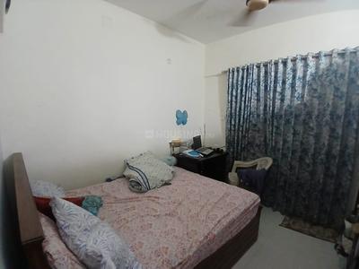 Bedroom Image of 980 Sq.ft 2 BHK Penthouse for rent in Bhandari 7 Plumeria Drive, Punawale Pune for Rs. 35000