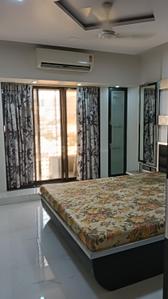 Bedroom Image of 1500 Sq.ft 3 BHK Apartment / Flat for rent in Malad West Mumbai for Rs. 100000
