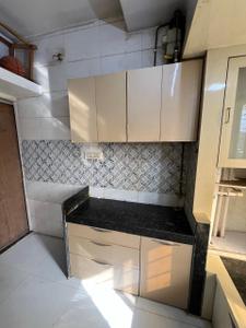 Kitchen Image of 550 Sq.ft 1 BHK Apartment / Flat for rent in Thane West Thane for Rs. 35000