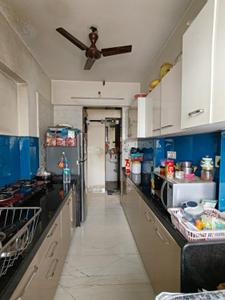 Kitchen Image of 430 Sq.ft 1 BHK Apartment / Flat for sale in Srishti Elegance, Bhandup West Mumbai for Rs. 8700000