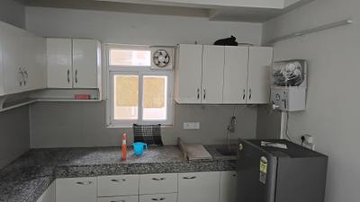 Kitchen Image of 800 Sq.ft 3 BHK Apartment / Flat for sale in GLS Arawali Homes 2, Sector 4 Sohna for Rs. 6200000
