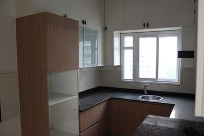 Kitchen Image of 1985 Sq.ft 3 BHK Apartment / Flat for rent in L And T LTCEL Raintree Boulevard CL1, Sahakara Nagar Bengaluru for Rs. 105000