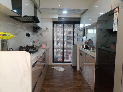 Kitchen Image of 1000 Sq.ft 2 BHK Apartment / Flat for sale in Royal Palms Garden View, Goregaon East Mumbai for Rs. 10800000