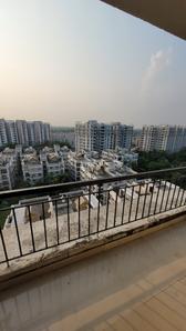 Balcony Image of 1200 Sq.ft 3 BHK Apartment / Flat for rent in Srijan Green Field City Classic Premium, Maheshtala Kolkata for Rs. 25000