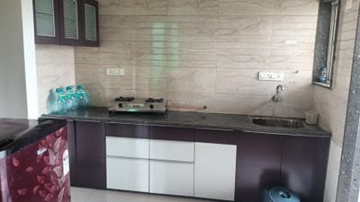 Kitchen Image of 1340 Sq.ft 2 BHK Apartment / Flat for rent in Kalp Pavitra, New Gotri Vadodara for Rs. 18000
