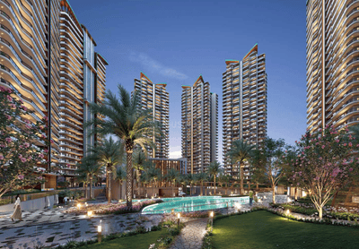 Image of 2046 Sq.ft 3 BHK Apartment / Flat for sale in County Jade County, Wave City, Ghaziabad for Rs. 27588600