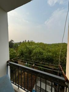 Balcony Image of 413 Sq.ft 1 RK Builder Floor for rent in Freedom Fighters Enclave New Delhi for Rs. 9520