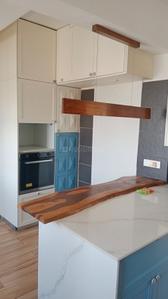 Kitchen Image of 1815 Sq.ft 3 BHK Apartment / Flat for rent in Unitech Fresco, Sector 50 Gurgaon for Rs. 65000