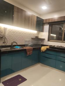 Kitchen Image of 1200 Sq.ft 2 BHK Apartment / Flat for rent in Digja Shiv Digja, Pal Gam Surat for Rs. 27000