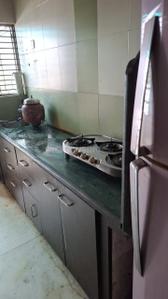 Kitchen Image of 1150 Sq.ft 3 BHK Apartment / Flat for rent in Manjalpur Vadodara for Rs. 20000