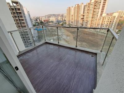 Balcony Image of 799 Sq.ft 2 BHK Apartment / Flat for rent in Rama Celestial City Phase II Building A E H, Ravet Pune for Rs. 27000