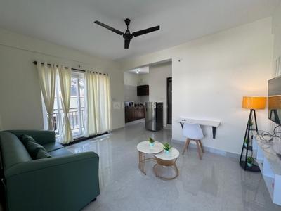 Hall Image of 650 Sq.ft 1 BHK Apartment / Flat for rent in Indira Nagar Bengaluru for Rs. 45000