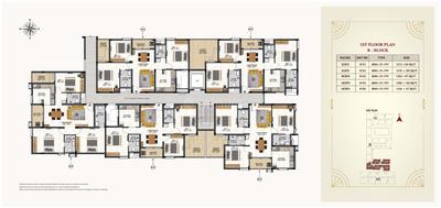Image of 1209 Sq.ft 3 BHK Apartment / Flat for sale in Sholinganallur, Chennai for Rs. 12100000