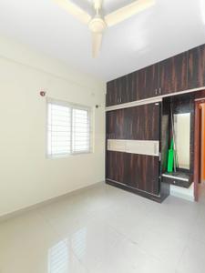 Bedroom Image of 600 Sq.ft 1 BHK Builder Floor for rent in HSR Layout Bengaluru for Rs. 24000