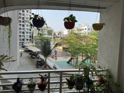 Balcony Image of 1050 Sq.ft 2 BHK Apartment / Flat for sale in Wakad Pune for Rs. 9800000