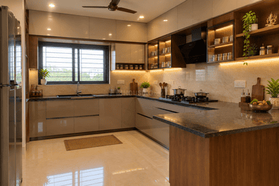 Kitchen Image of 1585 Sq.ft 3 BHK Apartment / Flat for sale in NBR Soul Of The Seasons Phase 1, Mullur Bengaluru for Rs. 13700000