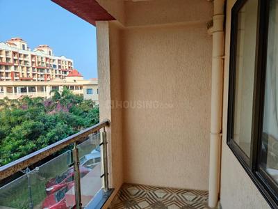 Balcony Image of 1200 Sq.ft 2 BHK Apartment / Flat for rent in Mathias Ocean Park Residency, Panjim Goa for Rs. 47000
