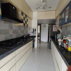 Kitchen Image of 1133 Sq.ft 3 BHK Apartment / Flat for rent in UK Sangfroid, Andheri West Mumbai for Rs. 120000