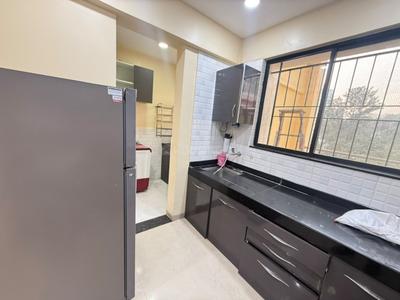 Kitchen Image of 1500 Sq.ft 3 BHK Apartment / Flat for sale in Mont Vert Belair, Bhugaon Pune for Rs. 14500000