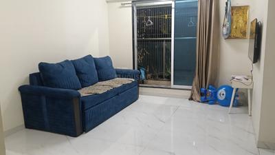 Hall Image of 680 Sq.ft 1 BHK Apartment / Flat for rent in Siddhi Highland Haven, Thane West Thane for Rs. 28000