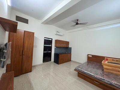 Bedroom Image of 385 Sq.ft 1 RK Studio for rent in Jakhya Indore for Rs. 12999