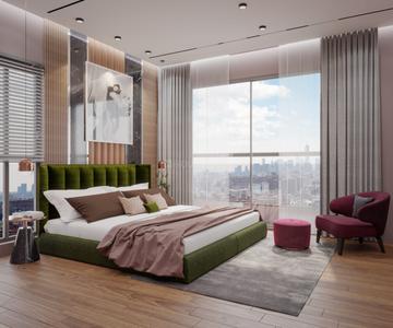 Bedroom Image of 2591 Sq.ft 4 BHK Apartment / Flat for sale in Chandrarang The Embercrest, Wakad Pune for Rs. 28900000