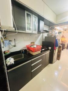 Kitchen Image of 510 Sq.ft 1 BHK Apartment / Flat for sale in Om Sai Agrima Apartment, Mulund East Mumbai for Rs. 9000000