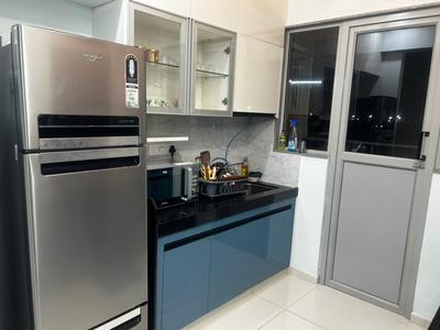 Kitchen Image of 1210 Sq.ft 2 BHK Apartment / Flat for rent in Adani Aster Phase 1, Vaishno Devi Circle Ahmedabad for Rs. 39000