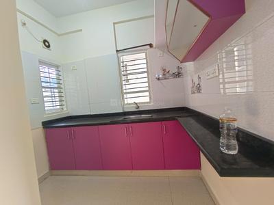 Kitchen Image of 450 Sq.ft 1 BHK Builder Floor for rent in Indira Nagar Bengaluru for Rs. 25005