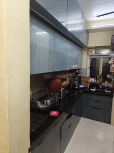 Kitchen Image of 672 Sq.ft 2 BHK Apartment / Flat for rent in Lodha Amara Tower 26 27 28 30 34 35, Thane West Thane for Rs. 48000