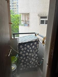 Balcony Image of 1100 Sq.ft 2 BHK Apartment / Flat for rent in Adani Elysium, Shantigram Ahmedabad for Rs. 25000