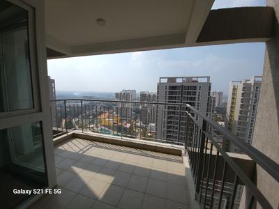 Balcony Image of 1800 Sq.ft 3 BHK Apartment / Flat for rent in Brigade Cornerstone Utopia, Varthur Bengaluru for Rs. 65000