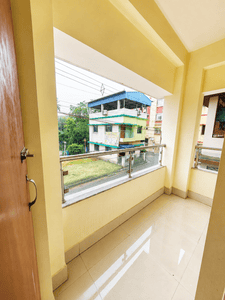 Balcony Image of 850 Sq.ft 2 BHK Apartment / Flat for rent in Sarada Pally Kolkata for Rs. 25000