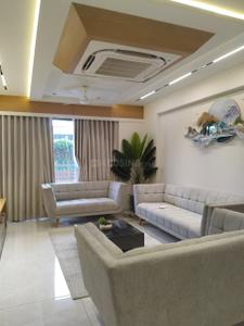 Hall Image of 3600 Sq.ft 4 BHK Apartment / Flat for rent in Shaligram Luxuria, Ambli Ahmedabad for Rs. 130000