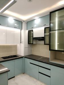 Kitchen Image of 1258 Sq.ft 4 BHK Builder Floor for sale in Chandra Park New Delhi for Rs. 12550000