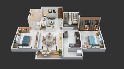 Image of 1960 Sq.ft 3 BHK Apartment / Flat for sale in Platinum Marvelle, Balewadi, Pune for Rs. 18500000