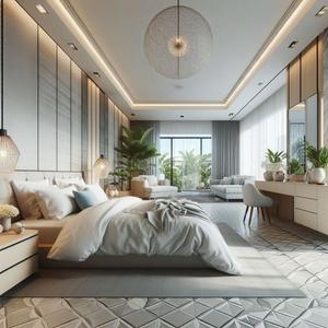 Bedroom Image of 1250 Sq.ft 3 BHK Apartment / Flat for sale in Vaishno Ambaram, Gunjur Palya Bengaluru for Rs. 12000000