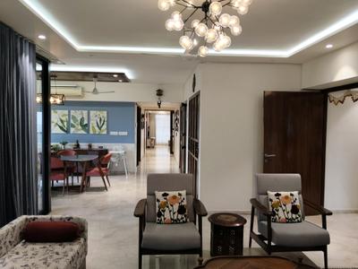 Living Room One Image of 4475 Sq.ft 4 BHK Apartment / Flat for sale in Paarijat Eclat, Iscon Ambli Road Ahmedabad for Rs. 53000000