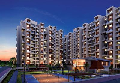 Image of 1050 Sq.ft 2 BHK Apartment / Flat for sale in Sukhwani Skylines, Wakad, Pune for Rs. 8800000